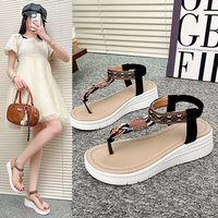 Sandales marron pour femme, collection été 2026, pour l'extérieur, talon convertible, néon, plateforme Ed