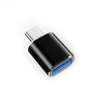 Alliage d'aluminium métal type-c Type c connecteur mâle vers USB 3.0 femelle convertisseur métallique OTG adaptateur