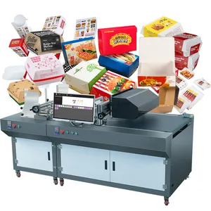 Foofon factory low price digital printing uv single pass corrugated box printer single pass