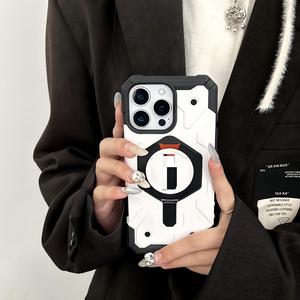 Funda Heavy Armor PC + TPU para iPhone 17 Pro Max 17 Air 17 Pro y 16 Pro Max, funda rígida con soporte de anillo magnético para iPhone 17 16 15 - Product Image 3