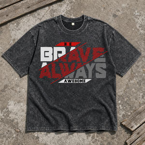 T-shirts pour hommes vintage délavés à l'acide de haute qualité, imprimé lettres audacieuses, manches courtes, streetwear, tee-shirt Y2K, fournisseur de vêtements urbains en gros - Product Image 3