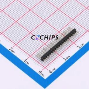 A127UP-ZD19P Pin Header Through hole Component (THT),P=1.27mm Connector 1x19P 1.27mm Pin Header Single Row - Product Image 1
