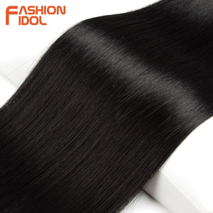 Extension per <span class=keywords><strong>Capelli</strong></span> Lisci Yaki, Fibra Sintetica Naturale Resistente al Calore, Tinta per <span class=keywords><strong>Capelli</strong></span> Biondi e Colorati - Product Image 4