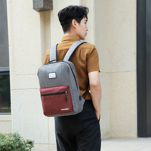 New Latest Design Waterproof Anti-Theft Geometric Business <b>Laptop</b> Backpack USB Charging Large Capacity 3 Piece Set Oxford - Product Image 5