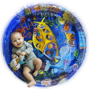 Alfombra de Agua Extra Grande, Centro de Actividades Multifuncional Inflable, Juguete de Estimulación para Bebés, Niños Pequeños, Niños y Niñas, PVC - Product Image 3