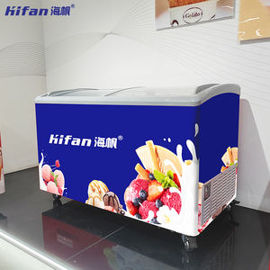 Congélateur commercial à porte vitrée pour crème glacée, ensemble complet d'équipements de réfrigération et de congélation profonde - Product Image 6