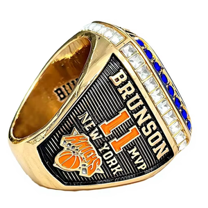 Bague de championnat des <span class=keywords><strong>New</strong></span> <span class=keywords><strong>York</strong></span> Knicks 2026, fabriquée en usine, commémorative, objet de collection de basketball - Product Image 4