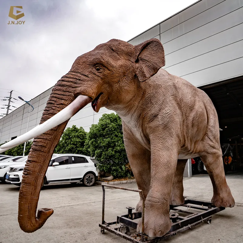 JAA-01 gajah animatronik interaktif untuk Model hewan animatronik taman hiburan