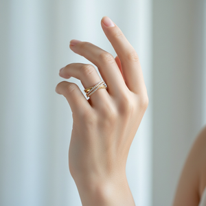 Custom 10K/14K/18K Solid Gold Lab Grown Zircon <b>Statement</b> <b>Ring</b> VVS-VS Quality Brilliant Cut Classic Wedding Fashion Jewelry - Product Image 2