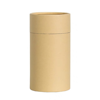 Tube en papier kraft écologique pour emballage de t-shirt boîte d'emballage de sous-vêtements chaussette ronde personnalisée