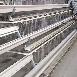 En çok satan 4 katlı 4 kapılar 128 kuşlar kapasiteli galvanizli Q235 çelik tel yumurta katmanlar tavuk kafesleri için kanatlı ev kullanılan örgü - Product Image 1