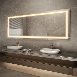 Espejos de baño modernos de longitud completa para hotel con sensor táctil y función de memoria - Product Image 1