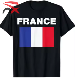 Venta al por mayor de suministros de personalización para aficionados, evento deportivo, Bandera de Francia, <span class=keywords><strong>camisa</strong></span> de manga corta, Bandera de mesa, sombrero de <span class=keywords><strong>pescador</strong></span> - Product Image 2