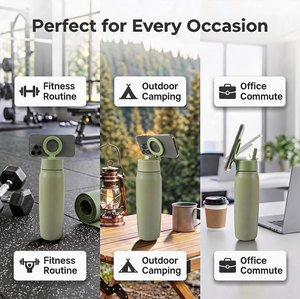 Support magnétique pour téléphone, gourde de sport en acier inoxydable 304 de 750 ml, compatible MagSafe, avec couvercle trépied, bouteille d'eau isotherme sous vide 12-24 - Product Image 3