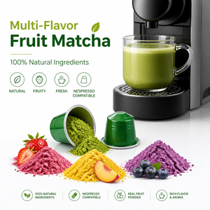 Japanese Style Ceremonial Grade Matcha Capsules Compatible With Nespresso Machines Organic Healthy Green <b>Tea</b> Pods Bulk - Product Image 5