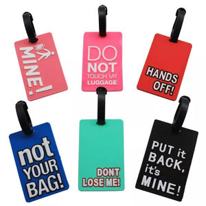 Kişiselleştirilmiş Çevre Dostu Serigrafi Baskılı Promosyon Bagaj Etiketi Özelleştirilebilir Seyahat Tanımlayıcı Özel Renkli Logo Hediye - Product Image 1