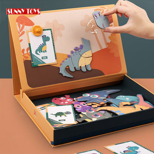 Jouet éducatif précoce aimant <span class=keywords><strong>puzzle</strong></span> <span class=keywords><strong>jeu</strong></span> dinosaure océan animaux <span class=keywords><strong>puzzle</strong></span> magnétique pour les enfants - Product Image 2