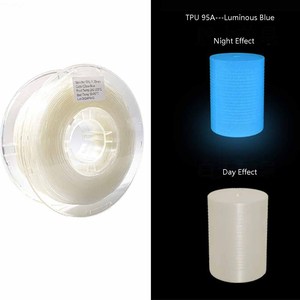 Alta 1,75mm 95A dureza Shore luminoso 3D imprimible <span class=keywords><strong>Flexible</strong></span> TPU filamento 3D filamento TPU para varillas <span class=keywords><strong>de</strong></span> plástico funcionales - Product Image 5