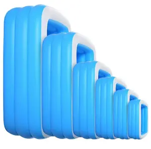 Piscina inflável personalizada de tamanho grande e pequeno para piscina ao ar livre em PVC