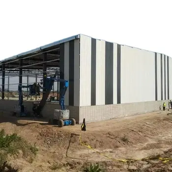Factory Direct-Sell Steel Structure Construction Warehouse Workshop Feed Storage Metal Shed Building