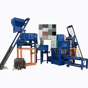 Tự Động Quay Terrazzo Tile Machine Màu Bê Tông Xi Măng Mái Ngói Máy Dây Chuyền Sản Xuất