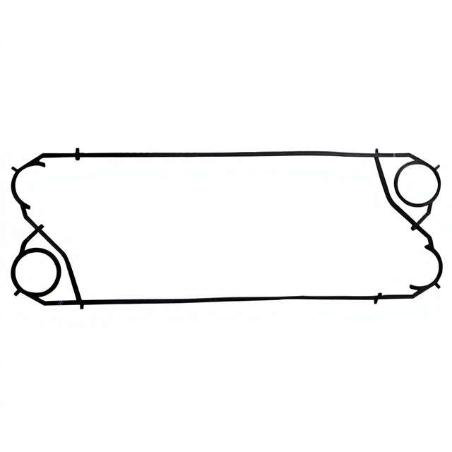 GC16 Glue-in Diagonal Flow Replacement Gasket with Plate Heat Exchanger, NBR EPDM FKM for Industrial Cooling Heating System