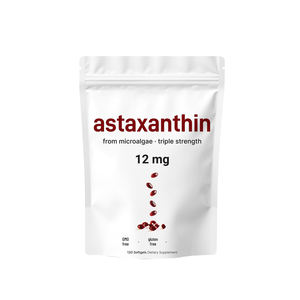 Astaxanthin Softgel para etiqueta privada Natural 16mg Bulk 120 4mg Astaxanthin Softgels Capsule - Product Image 1