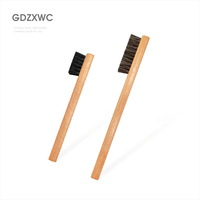 Brosse à sable de plage 15CM, brosse de nettoyage pratique en bois écologique pour la maison, avec poils en laine ou crin de cheval, 20CM