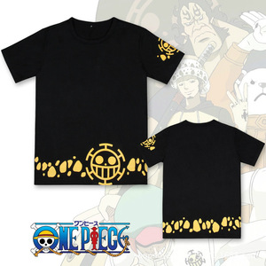 Camiseta de Anime de una pieza, Camiseta holgada de dibujos animados de algodón, camisetas de algodón de verano, 2023 - Product Image 1