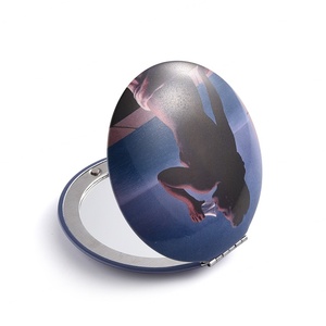 Customize Multi Colors Round Shape UV Printing <b>Small</b> Size Pocket Mirror - Product Image 6
