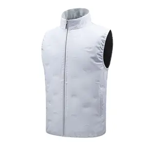 Ar quente colete inflável Zero para baixo mangas colete jaqueta tecnologia enchido ar quente utilitário inflável