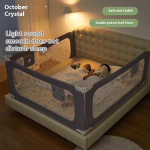 Barrera protectora anticaída para cama, valla lateral para bebés y niños, artefacto esencial para riel - Product Image 2