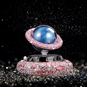 Diffuseur de parfum pour voiture en résine incrusté de diamants, parfum floral, évaporation 31-60 jours, décoration de console centrale Chine - Product Image 2