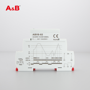 A & B DIN Đường Sắt ABV8-02 Thông Minh 10A Hẹn Giờ Tiếp Sức Với LED Bảo Vệ Chuyển Đổi Kích Thước Thu Nhỏ Kín Off Thời Gian Chậm Trễ - Product Image 1