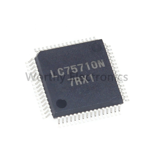 Electronic component integrated circuits display driver chip IC LC75710N QFP-64 LC75710NE electronic parts