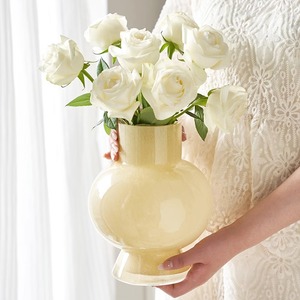 <span class=keywords><strong>Fenton</strong></span> Vintage Vase Cream-Style High-End Ins-Style Cristalería Diseño moderno para decoración de arreglos florales de lujo - Product Image 4