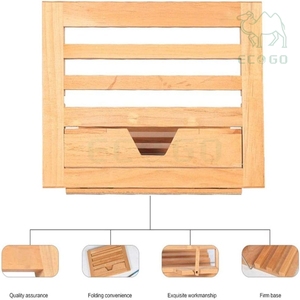Portable Book Holder Display Rack Educational Games Mini Desktop Wooden Art Easel Stand for Painting for Kids Children - Product Image 3