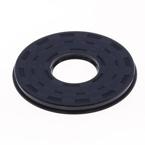 Sello de aceite con exterior de goma de 34,4x90x5,2 mm en NBR con una labio de sellado y resorte - Product Image 1