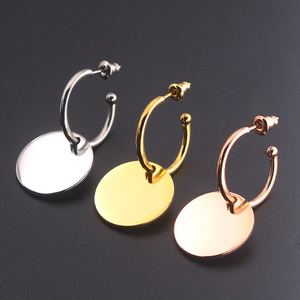 <span class=keywords><strong>Aros</strong></span> <span class=keywords><strong>de</strong></span> Acero Inoxidable 316L en <span class=keywords><strong>Oro</strong></span> Rosa, Elegantes y Encantadores, para Mujer, <span class=keywords><strong>Aros</strong></span> Circulares <span class=keywords><strong>de</strong></span> Moda - Product Image 2