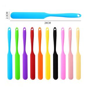 Food Grade Silicone Cream Scraper Household All-in-One Long Cake Spatula Heat-resistant Kitchen Baking Tool - Product Image 6
