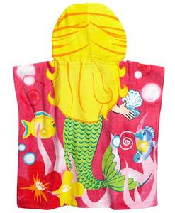 Serviette <span class=keywords><strong>de</strong></span> <span class=keywords><strong>plage</strong></span> rose sirène pour enfants pour garçons filles serviette <span class=keywords><strong>de</strong></span> <span class=keywords><strong>bain</strong></span> à capuche en microfibre serviette <span class=keywords><strong>de</strong></span> piscine avec capuche <span class=keywords><strong>Cape</strong></span> - Product Image 2