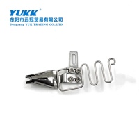 Accessoires pour machine à coudre industrielle DYLT-33, tirette de fermeture éclair en métal à tambour à bride, pour machine à coudre surjeteuse 757e