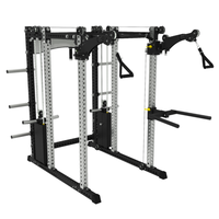 Tornado Fitness Rack de musculation multifonctionnel Smith - Équipement de musculation robuste avec système de poulies à câble réglable - Garantie 10 ans