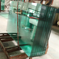 Verre flotté trempé et laminé 33.1 44.2 6.38 8.38 pour la décoration de murs-rideaux extérieurs et de salles de bain