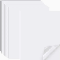 Papier offset sans bois, papier jaune en bas, adhésif acrylique, autocollant imperméable pour étiquettes d'emballage QYMN