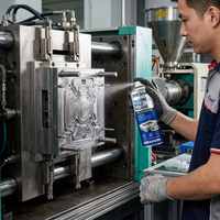 Spray Desmoldante de Silicona 400ml Aerosol Excelente Propiedad Desmoldante Evita la Acumulación para Moldes de Plástico