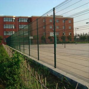 Barrière de sécurité extérieure durable de maille <span class=keywords><strong>rigide</strong></span> de fil soudé par construction 3D de panneau de barrière incurvé enduit de poudre - Product Image 5