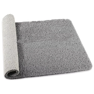 Alfombrillas de Baño Antideslizantes de PVC Personalizadas CF, Alfombrilla de Ducha Suave y Texturizada con Drenaje y Base Antideslizante - Product Image 1