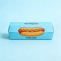 Boîte d'emballage personnalisée pour hot-dogs, boîte à emporter en papier de qualité alimentaire pour restaurant de restauration rapide avec impression de logo