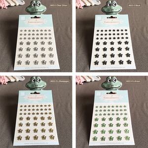 Mélange de perles <span class=keywords><strong>en</strong></span> strass acryliques, Scrapbooking pour embellissements, gemmes adhésifs, strass, dos plat, demi-perles - Product Image 3